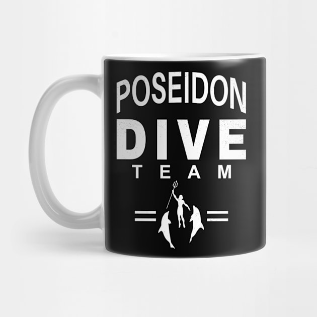 Poseidon Dive Team by NicGrayTees